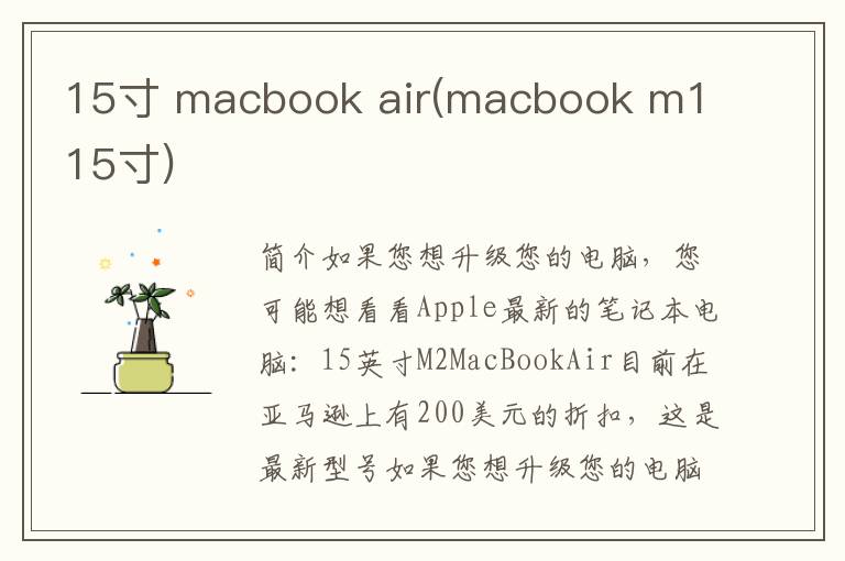 15寸 macbook air(macbook m1 15寸)