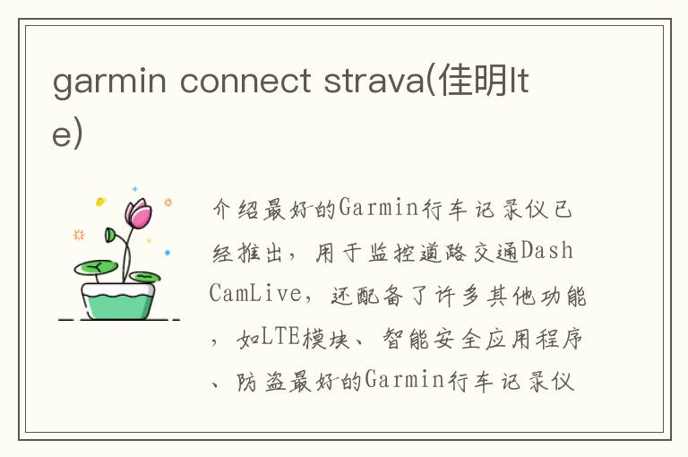 garmin connect strava(佳明lte)