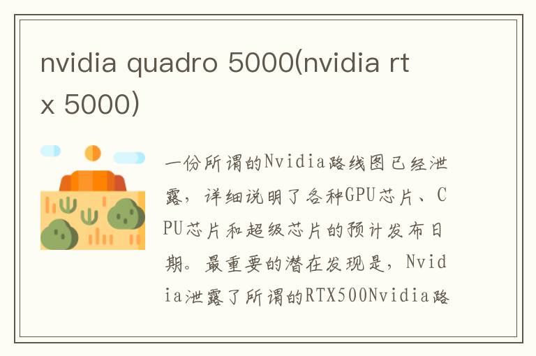 nvidia quadro 5000(nvidia rtx 5000)